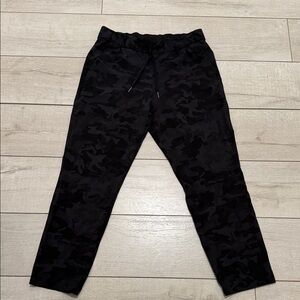 lululemon athletica Black Camouflage Joggers